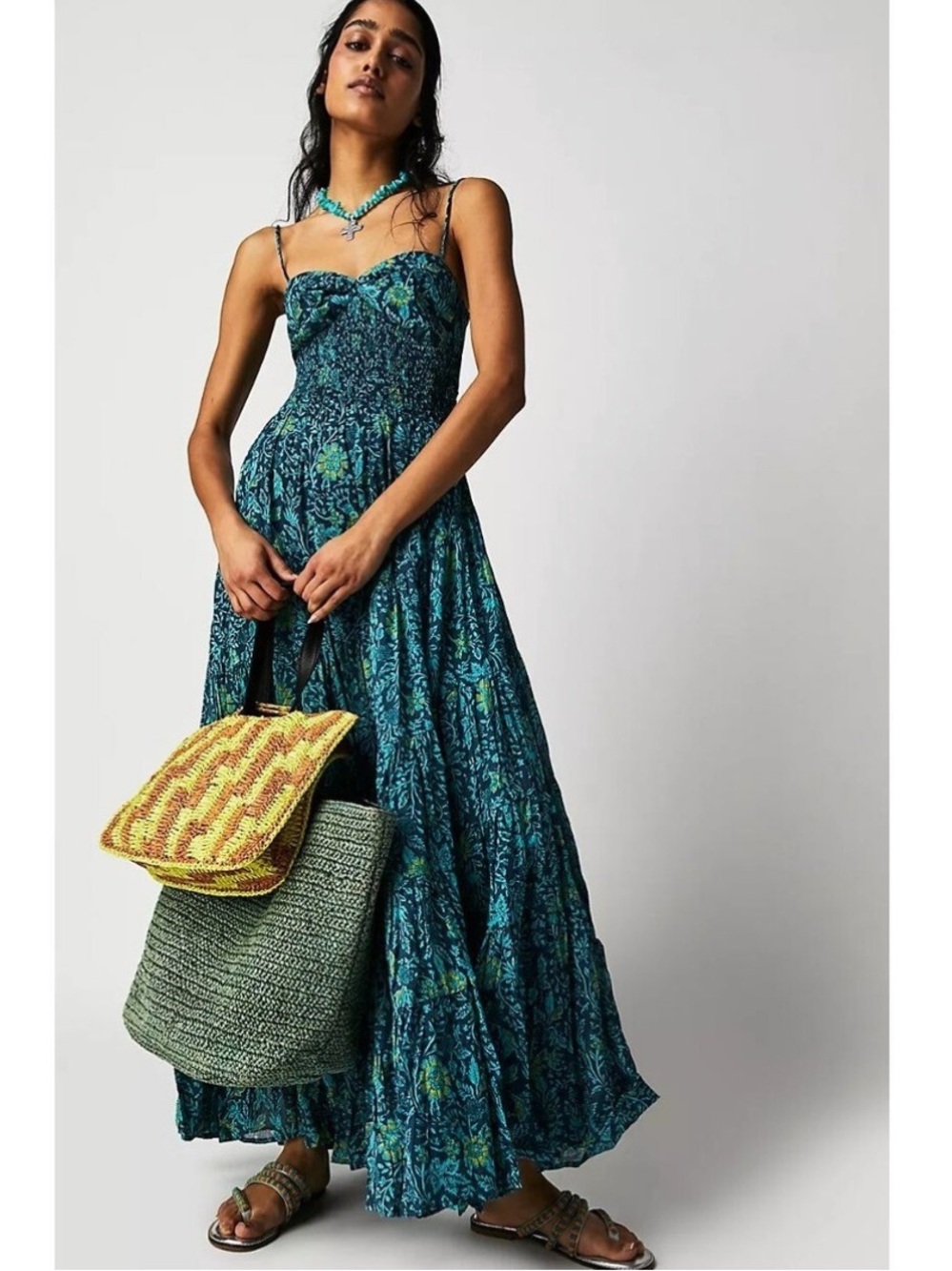 Free People Sundrenched Maxi in Neptune